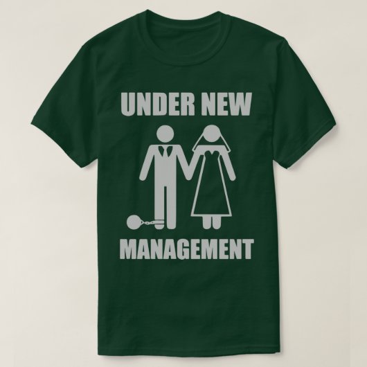 ウェディング アンダーニュー・マネジメント Tシャツ (デザイン正面)