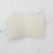 ウェディング アンティークレース リネン ホワイト クラシック プレtty サンキューカード (内部)