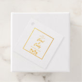 ウェディング イエロー フェイバータグ (箱)