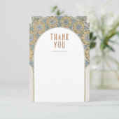 ウェディング インサート サンクス ヴィンテージ アールヌーヴォー インビテ 招待状 (スタンド正面)