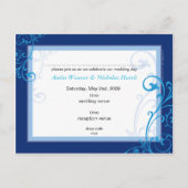 ウェディング・インビテーション :: すばらしい５ インビテーションポストカード (裏面)