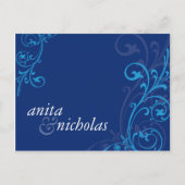 ウェディング・インビテーション :: すばらしい５ インビテーションポストカード (正面)