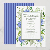 ウェディング ウェルカムパーティ 招待状 (正面/裏面)