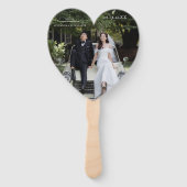 ウェディング ウェルカム ハンド ファン (裏面)