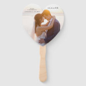 ウェディング ウェルカム ハンド ファン (正面)