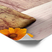 ウェディング ウェルカム ラスティック ミルク缶 ポスター (角)