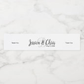 ウェディング ウォーターボトル ラベル 008 (シングルラベル)