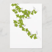 ウェディング、エンゲージメント、ブライズシャワー フラット メニュー (裏面)