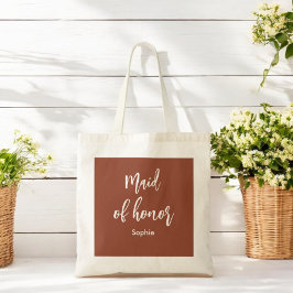 ウェディング・オブ・オナー テラコッタ ブラウン トートバッグ
