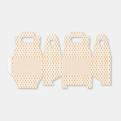 ウェディング　ギフトボックス　山型　ハート | ゴールド　ラグジュアリー フェイバーボックス (折り畳みなし)