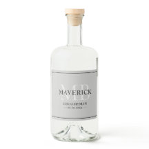 ウェディング・ギフト - イニシャル入りの結婚式用プチギフト  ベストマン（主賓）へのギフト