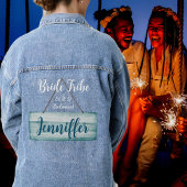 ウェディング コースト ブライド バチェロレッテ モノグラム 花嫁 デニムジャケット