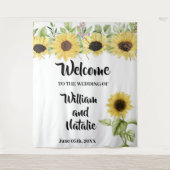 ウェディング サンキュー タペストリー (正面)