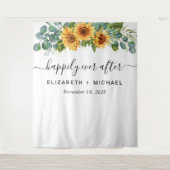 ウェディング サンキュー フォトブース タペストリー (正面)