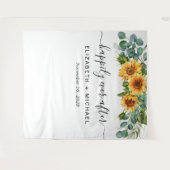 ウェディング サンキライ ユーカリ フォトブース タペストリー (正面(横))