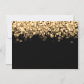 ウェディング サンクスノート ゴールドライト サンキューカード (裏面)