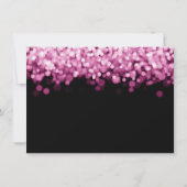 ウェディング サンクスノート ピンクライト サンキューカード (裏面)