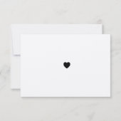 ウェディング サンクス カード ラスティック 婚約 スクリプト (裏面)