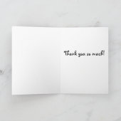 ウェディング・サンクスⅢ サンキューカード (内部)