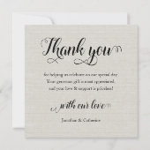 ウェディング サンクス フォト コラージュ 招待状 (裏面)