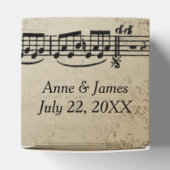 ウェディング シート ミュージック フェイバーボックス (上部)