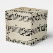 ウェディング シート ミュージック フェイバーボックス (裏面サイド)