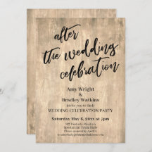 ウェディング セレブレーション パーティーの後、素朴な木の装飾