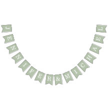 ウェディング セージグリーン シンプル 花嫁 & 花婿 名前