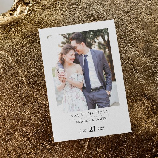 ウェディング セーブ・ザ・デート カード 招待状 エレガントなウェディング