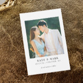 ウェディング セーブ・ザ・デート カード 招待状 エレガントなウェディング