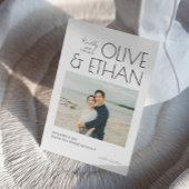 ウェディング セーブ・ザ・デート カード 招待状 エレガントなウェディング