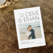 ウェディング セーブ・ザ・デート カード 招待状 エレガントなウェディング