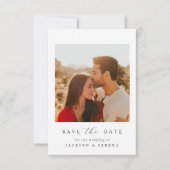 ウェディング セーブ・ザ・デート カード 招待状 エレガントなウェディング (正面)