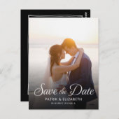 ウェディング・セーブ・ザ・デート 招待状の写真です ポストカード (正面/裏面)