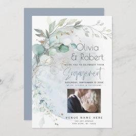 ウェディング | ダスティーブルー 月を超えた愛 招待状