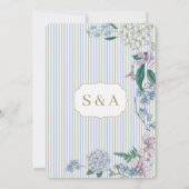 ウェディング ティーパーティー 招待状 (裏面)