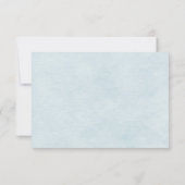 ウェディング デイジー RSVP 招待状 (裏面)