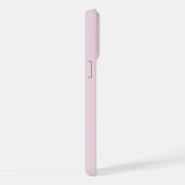ウェディング+デート+クリムゾン+ライトピンクの花嫁名 iPhoneケース (右側面)