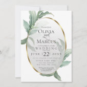 ウェディング | トロピモダンエレガントカル離れ 招待状 (正面)