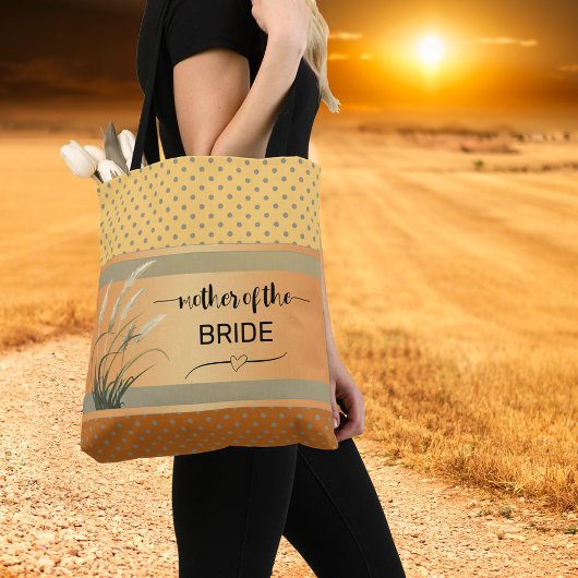 ウェディング トートバッグ テラコッタ パンパスグラス