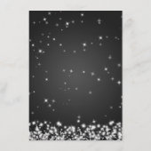 ウェディング ドライブ ディレクションズ ウィンター スパークル ブラック エンクロージャーカード (裏面)