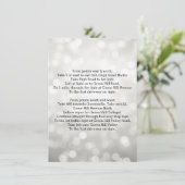 ウェディング ドライブ 誘導 方向 シルバー グリッター ライト エンクロージャーカード (スタンド正面)