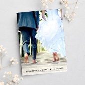 ウェディング ハッピーエバーアフター フォト ブラッシュ レセプション 招待状