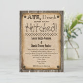 ウェディング　パーティーのご案内 招待状 (スタンド正面)