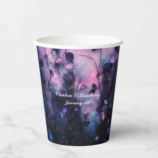 ウェディング＆パーティー カスタマイズ可能 紙コップ 変身 (正面)