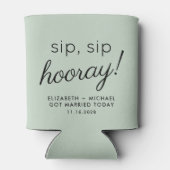 ウェディング・ファバー サグリーン Sip Sip Hooray 缶クーラー (裏面)