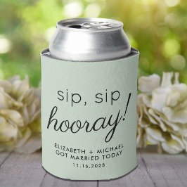 ウェディング・ファバー サグリーン Sip Sip Hooray 缶クーラー