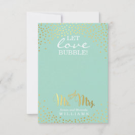 ウェディング ファブ おしゃれ ゴールド スポット コンフェッティ ミント