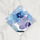 ウェディング フェイバータグ | 青い蘭 (裏面)