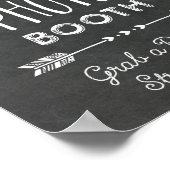 ウェディング フォトブース サイン 黒板 ハート 矢印 (角)